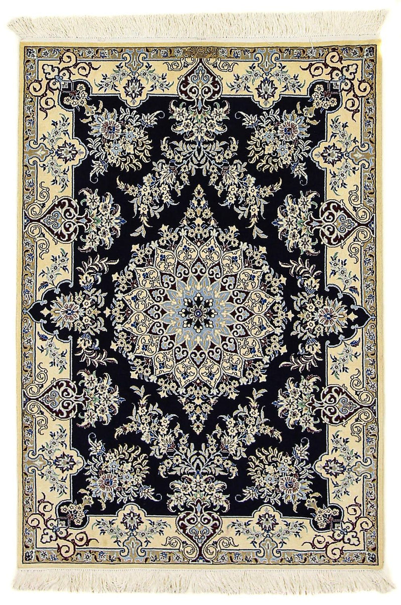 Tappeto Persero - Nain - Premio - 140 x 100 cm - blu scuro