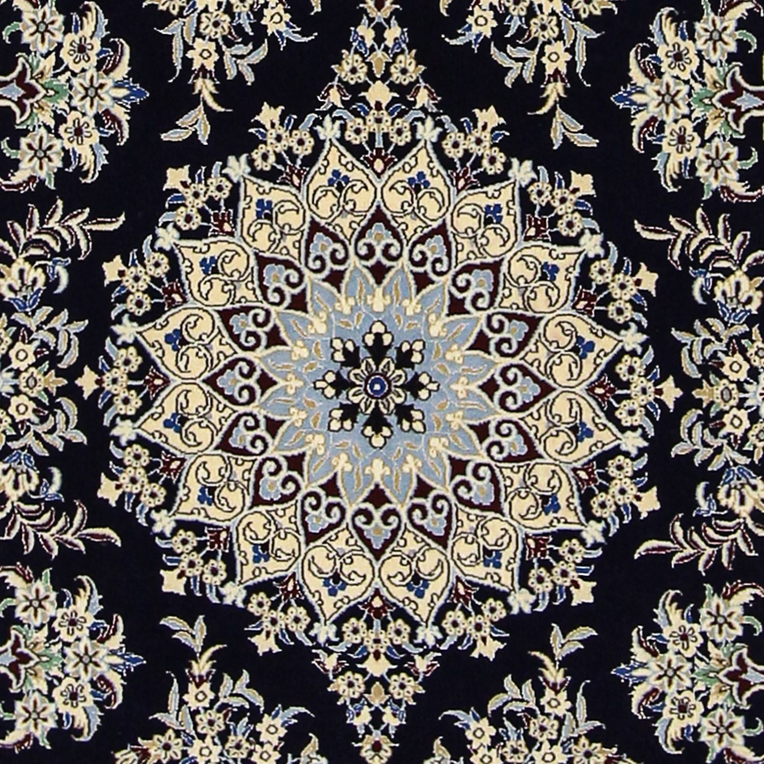 Tappeto Persero - Nain - Premio - 140 x 100 cm - blu scuro