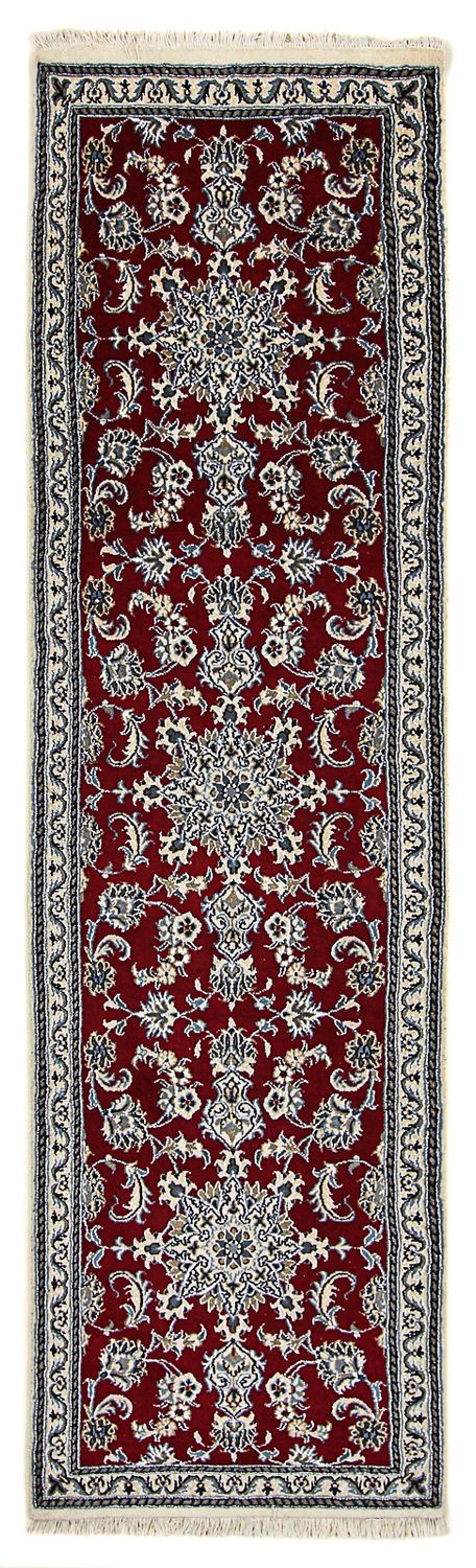 Tappeto corsia Tappeto Persero - Nain - 290 x 82 cm - rosso scuro