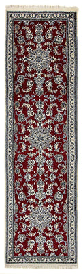 Tappeto corsia Tappeto Persero - Nain - 290 x 82 cm - rosso scuro