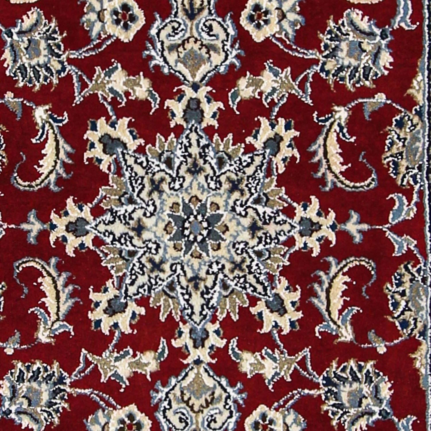Tappeto corsia Tappeto Persero - Nain - 290 x 82 cm - rosso scuro