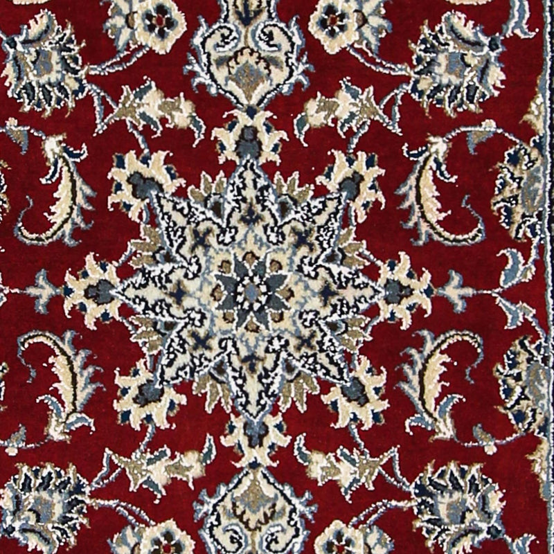 Tappeto corsia Tappeto Persero - Nain - 290 x 82 cm - rosso scuro