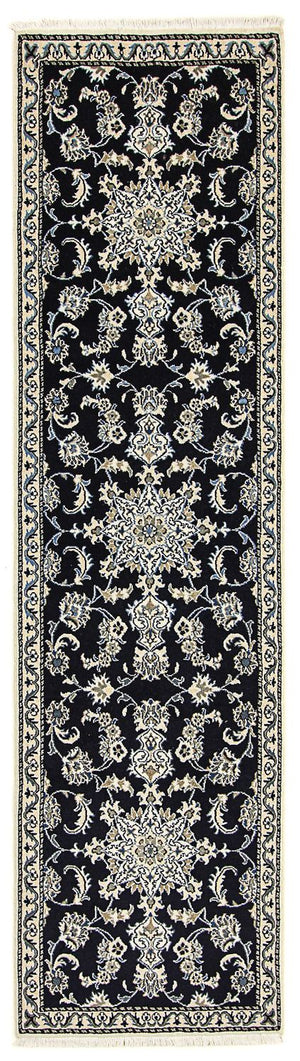 Tappeto corsia Tappeto Persero - Nain - 290 x 78 cm - blu scuro
