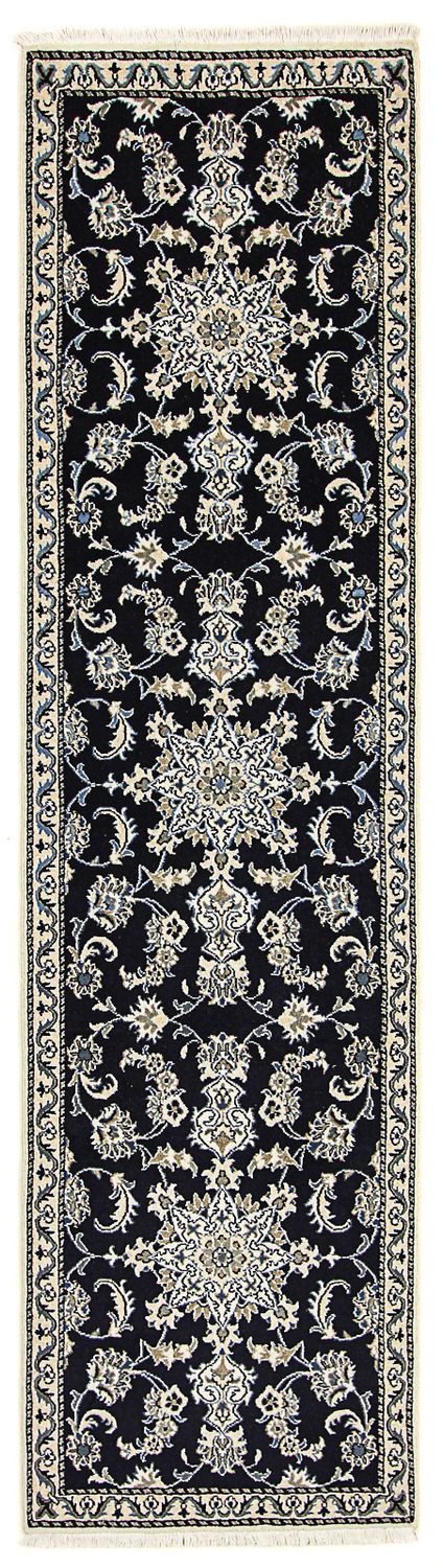 Tappeto corsia Tappeto Persero - Nain - 290 x 78 cm - blu scuro