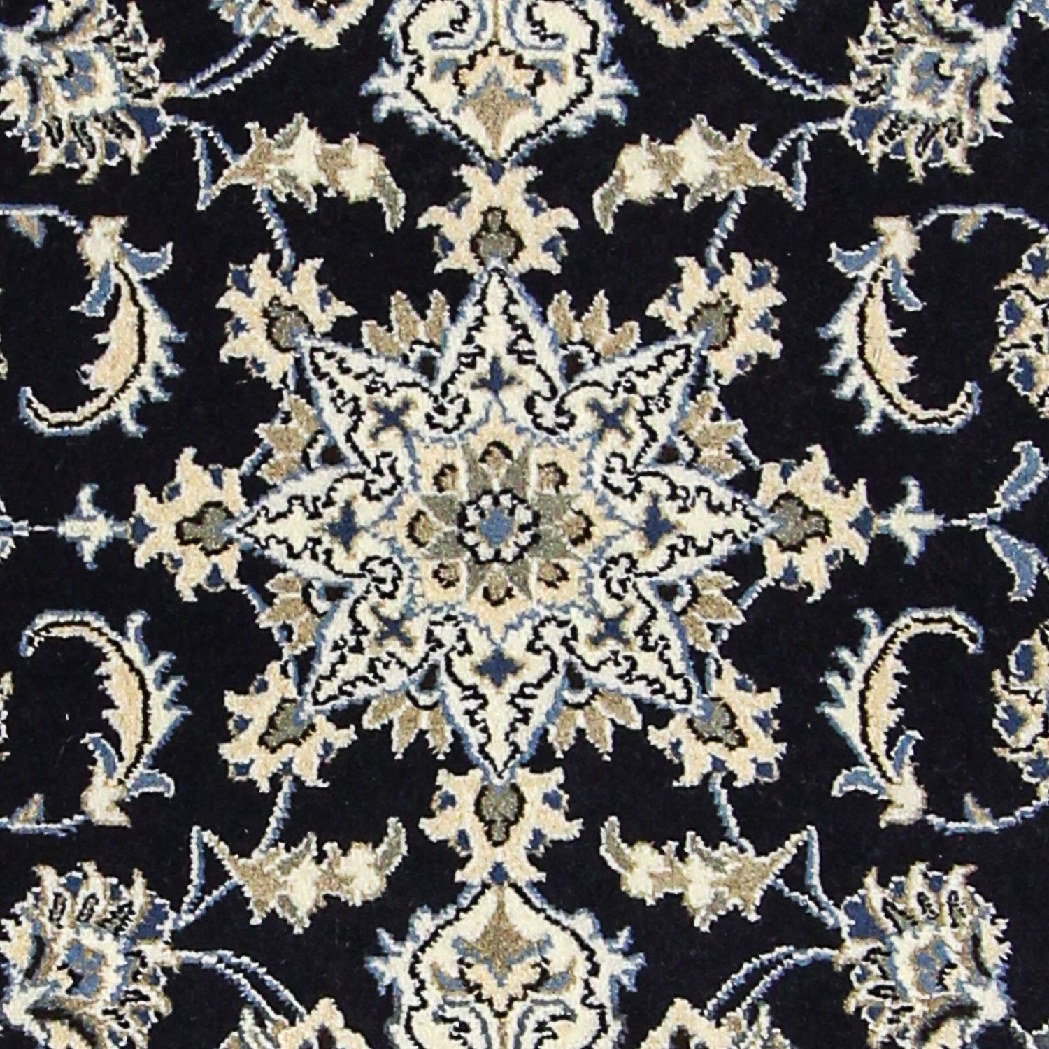 Tappeto corsia Tappeto Persero - Nain - 290 x 78 cm - blu scuro