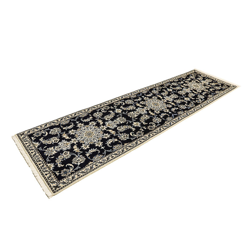 Tappeto corsia Tappeto Persero - Nain - 290 x 78 cm - blu scuro