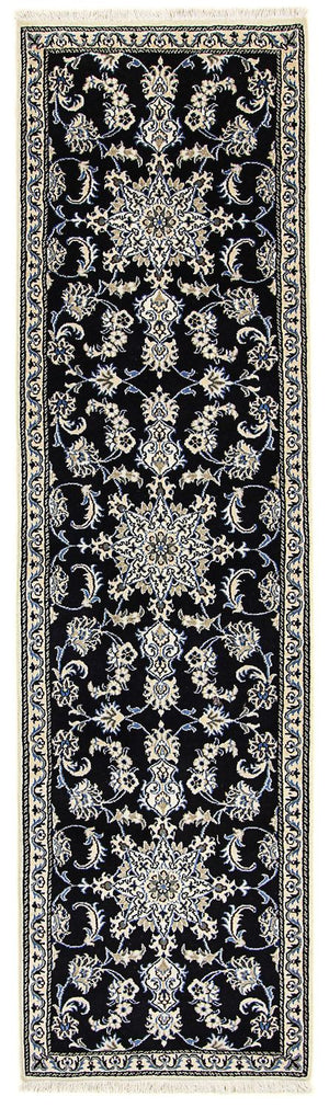 Tappeto corsia Tappeto Persero - Nain - 290 x 80 cm - blu scuro
