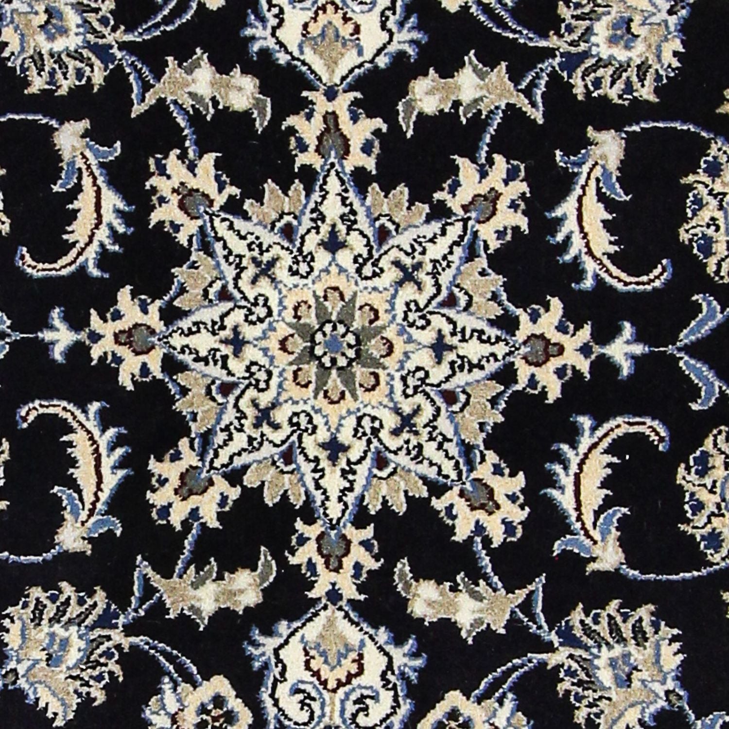 Tappeto corsia Tappeto Persero - Nain - 290 x 80 cm - blu scuro