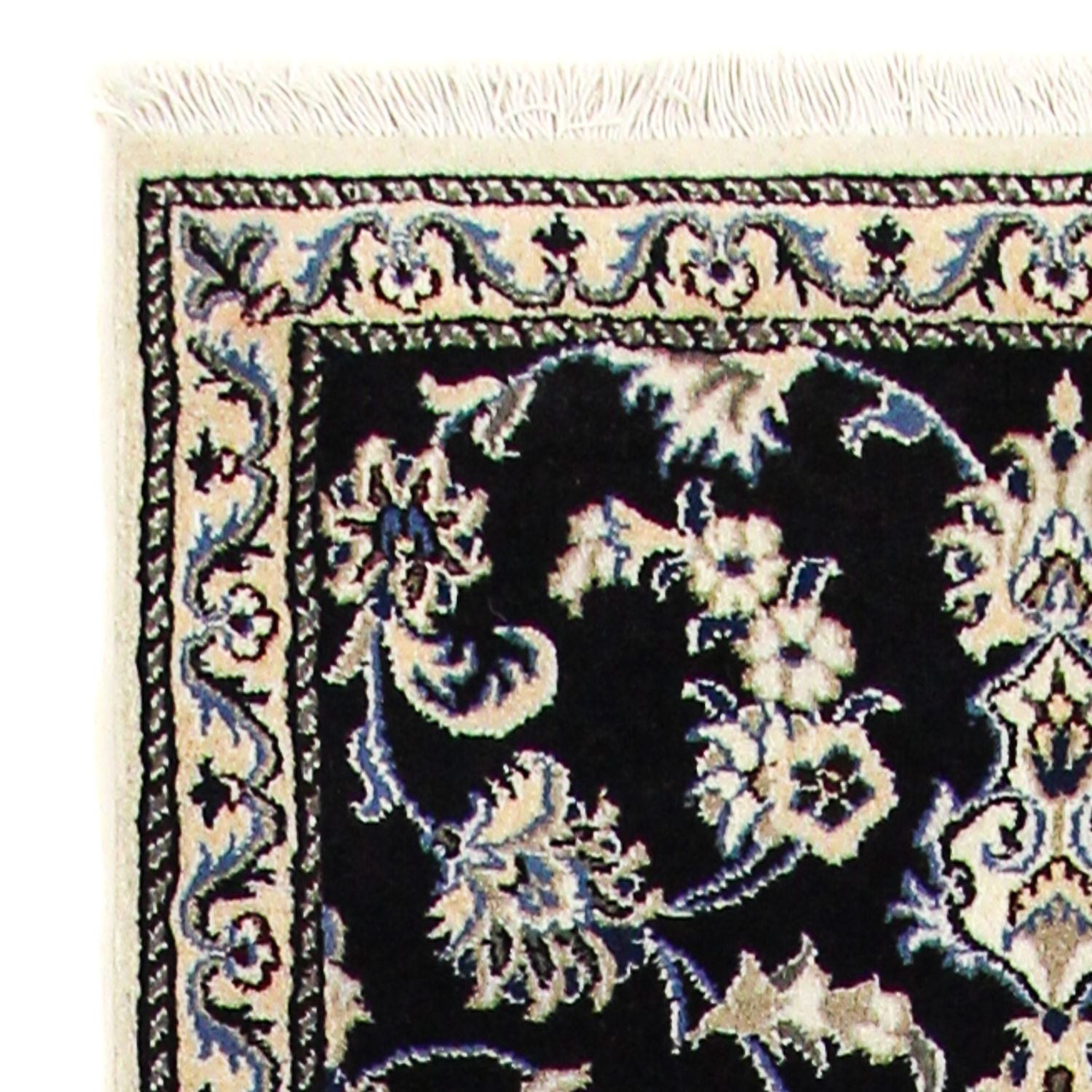 Tappeto corsia Tappeto Persero - Nain - 290 x 80 cm - blu scuro