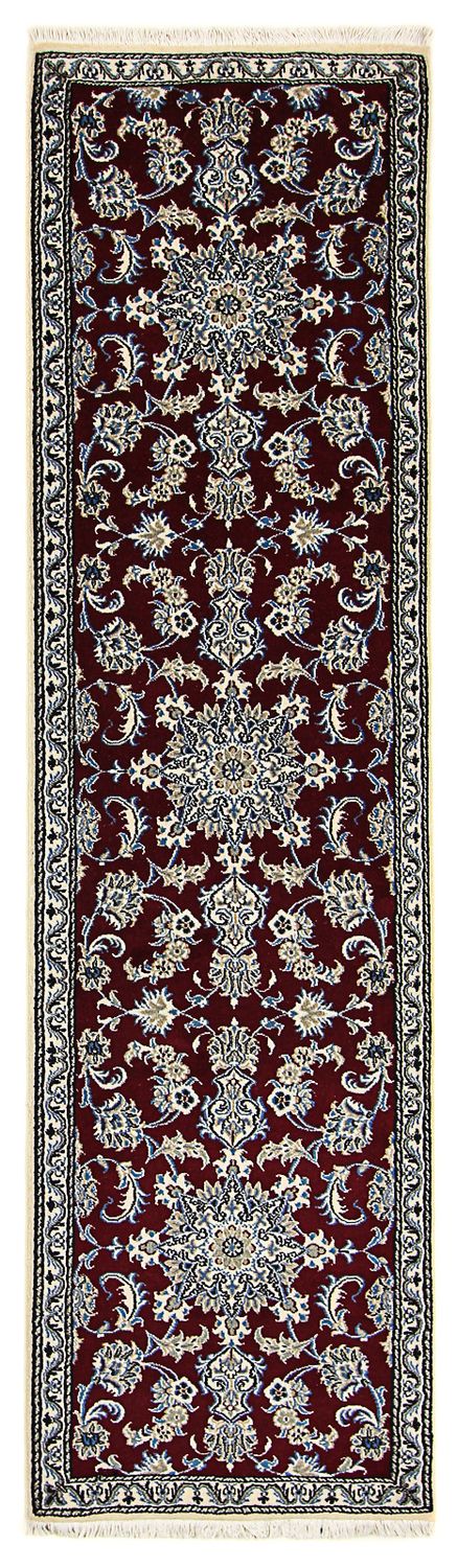 Tappeto corsia Tappeto Persero - Nain - 286 x 78 cm - rosso scuro