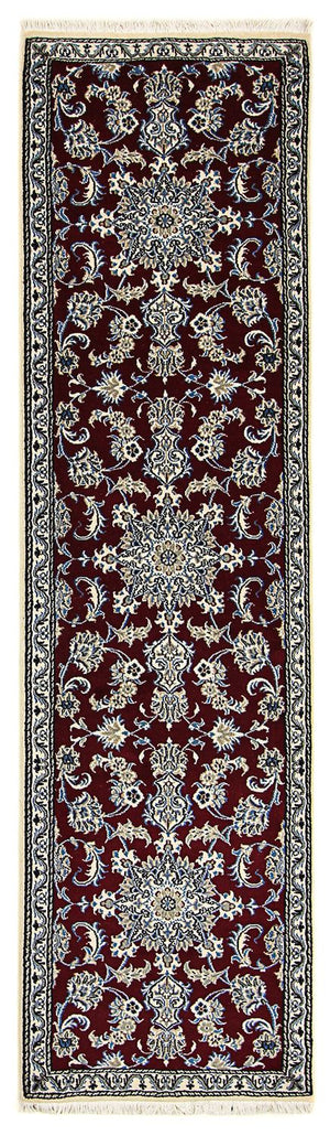 Tappeto corsia Tappeto Persero - Nain - 286 x 78 cm - rosso scuro