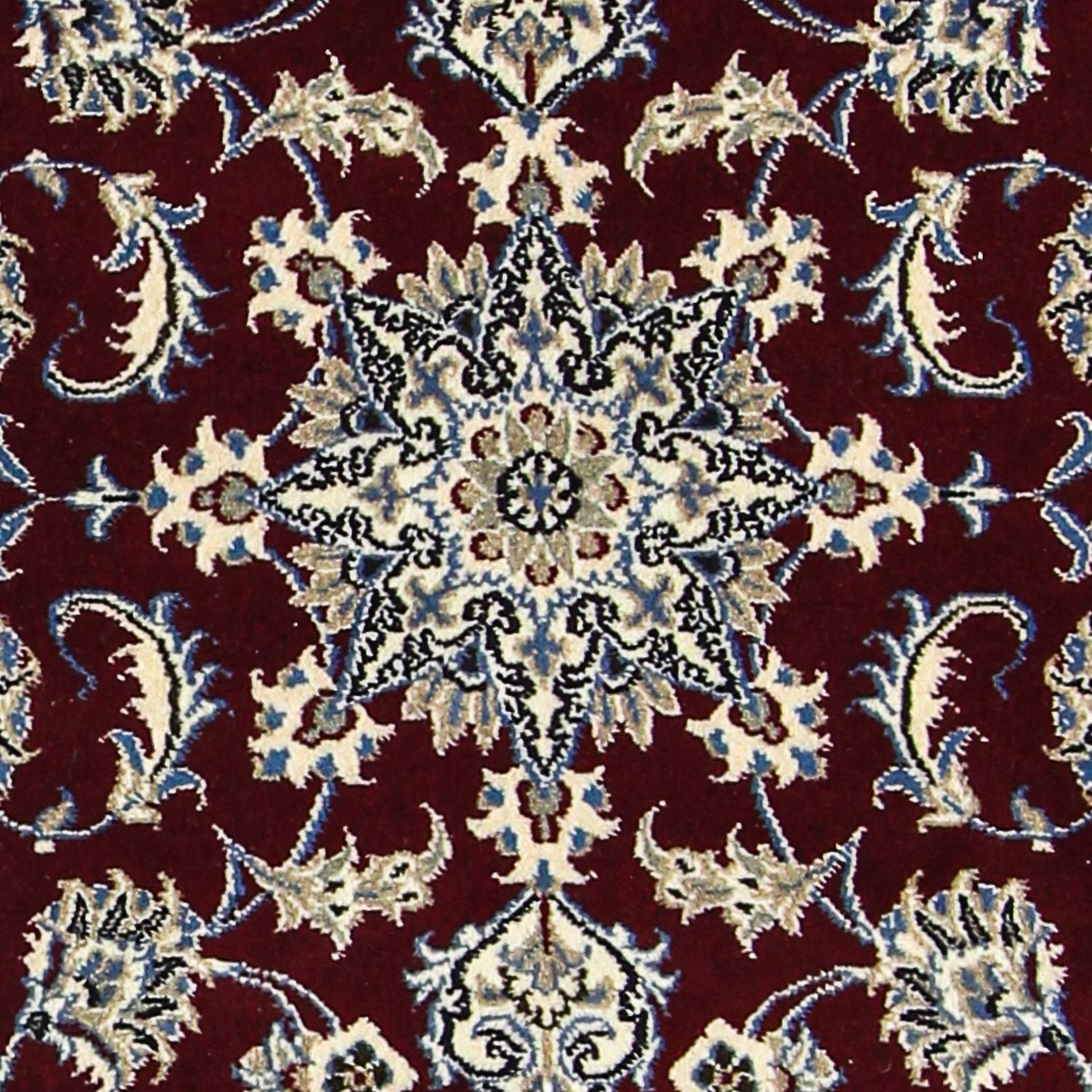 Tappeto corsia Tappeto Persero - Nain - 286 x 78 cm - rosso scuro