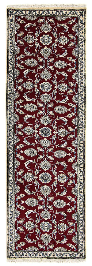 Tappeto corsia Tappeto Persero - Nain - 265 x 80 cm - rosso scuro