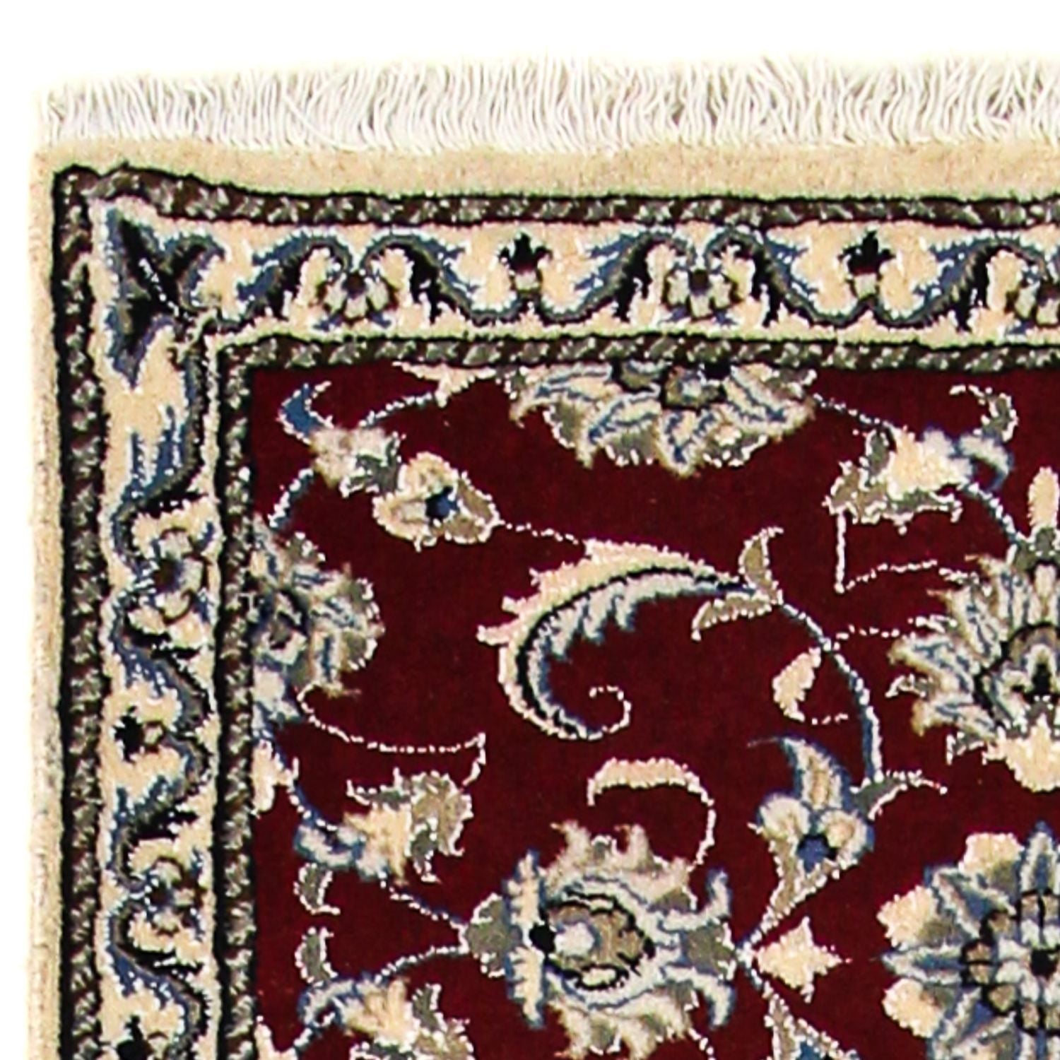 Tappeto corsia Tappeto Persero - Nain - 265 x 80 cm - rosso scuro