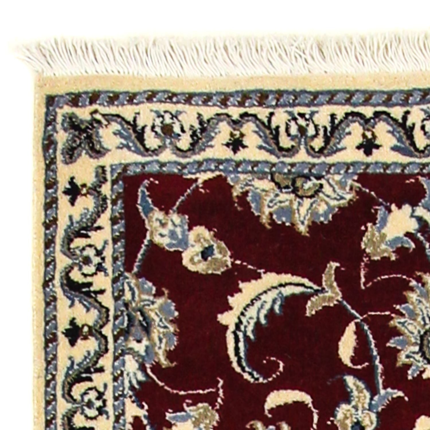 Tappeto corsia Tappeto Persero - Nain - 234 x 77 cm - rosso scuro