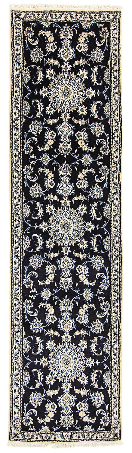 Tappeto corsia Tappeto Persero - Nain - 310 x 78 cm - blu scuro