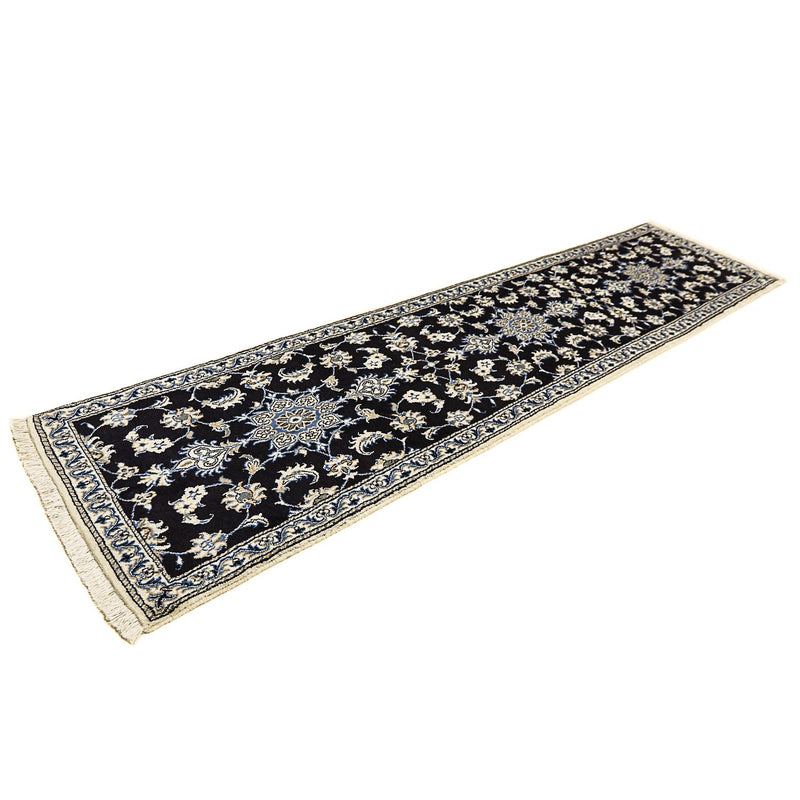 Tappeto corsia Tappeto Persero - Nain - 297 x 76 cm - blu scuro