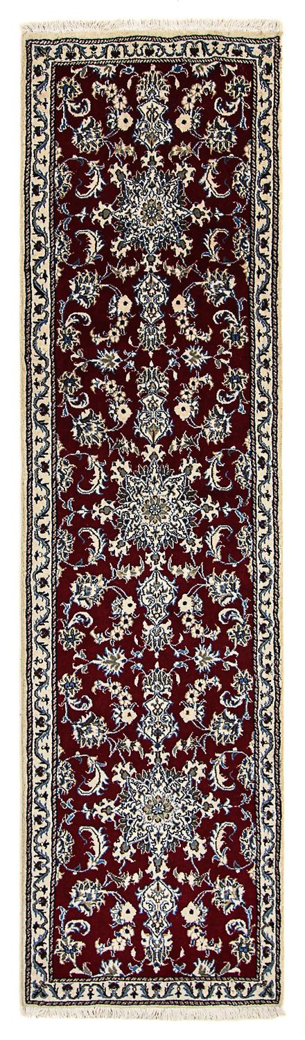 Tappeto corsia Tappeto Persero - Nain - 283 x 78 cm - rosso scuro