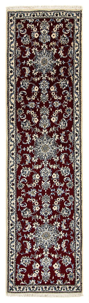Tappeto corsia Tappeto Persero - Nain - 283 x 78 cm - rosso scuro