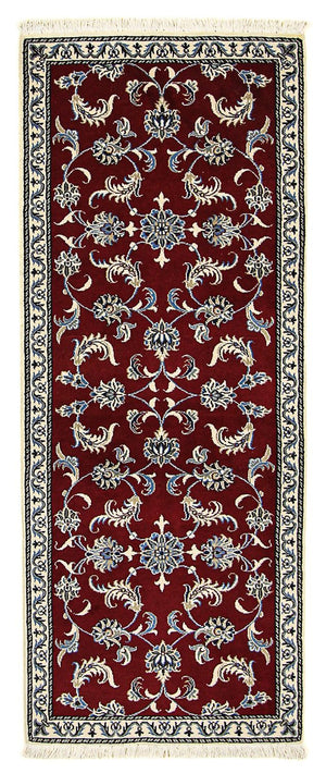 Tappeto corsia Tappeto Persero - Nain - 197 x 80 cm - rosso scuro