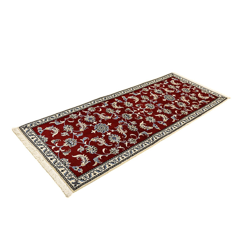 Tappeto corsia Tappeto Persero - Nain - 197 x 80 cm - rosso scuro