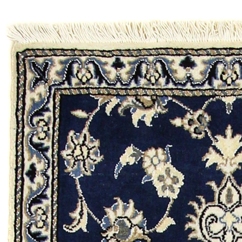 Tappeto corsia Tappeto Persero - Nain - 195 x 77 cm - blu scuro