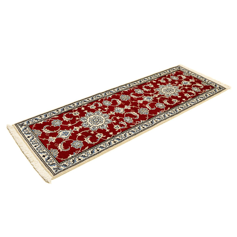 Tappeto corsia Tappeto Persero - Nain - 188 x 60 cm - rosso scuro