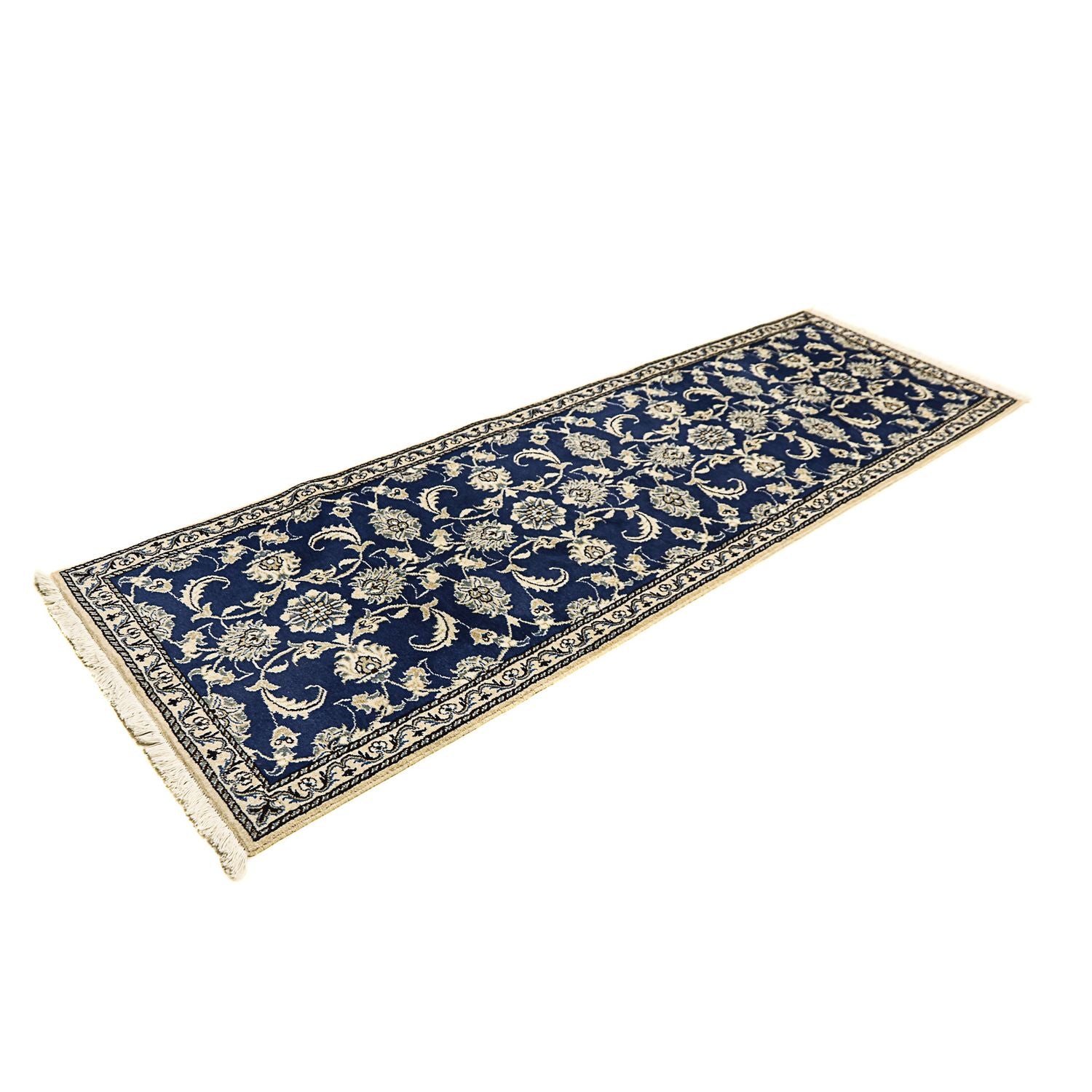 Tappeto corsia Tappeto Persero - Nain - 243 x 78 cm - blu