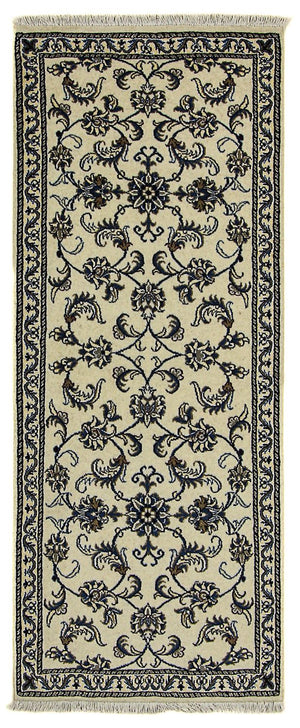 Tappeto corsia Tappeto Persero - Nain - 197 x 79 cm - beige