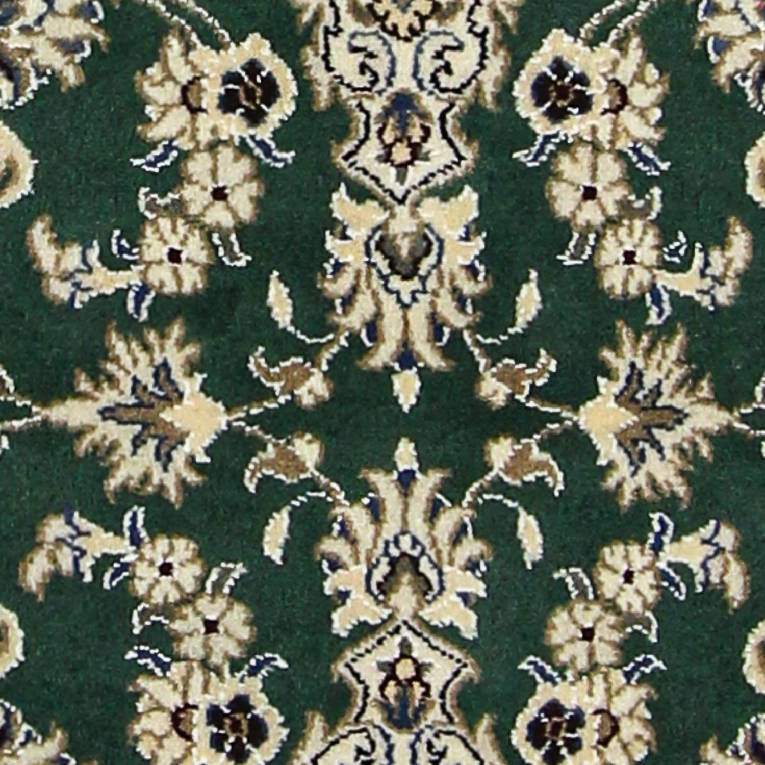 Tappeto corsia Tappeto Persero - Nain - 200 x 74 cm - verde scuro