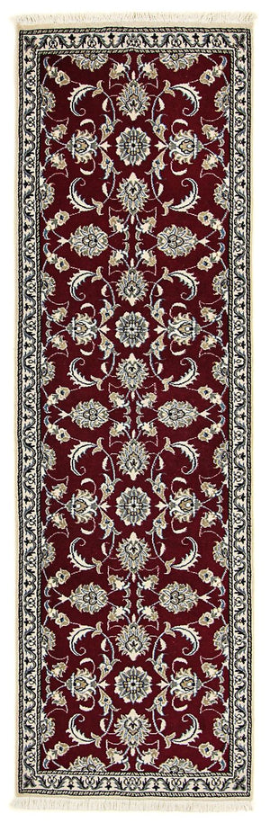 Tappeto corsia Tappeto Persero - Nain - 256 x 77 cm - rosso scuro