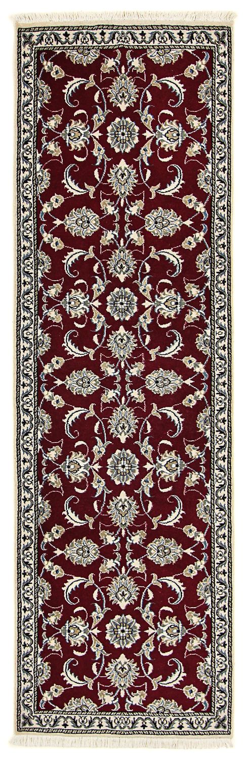 Tappeto corsia Tappeto Persero - Nain - 256 x 77 cm - rosso scuro