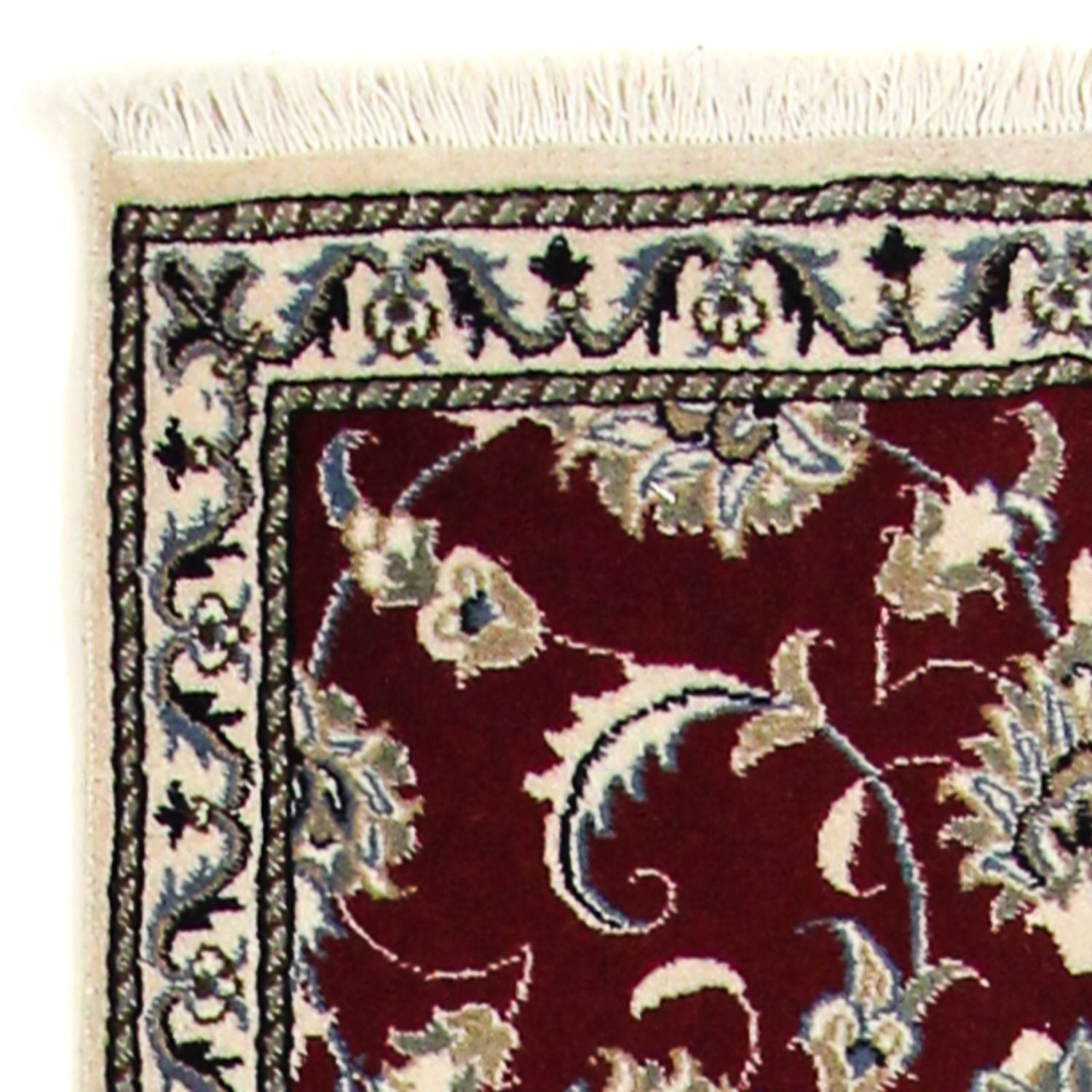 Tappeto corsia Tappeto Persero - Nain - 256 x 77 cm - rosso scuro