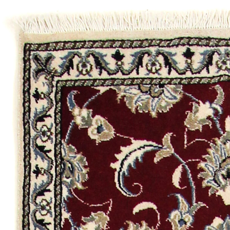 Tappeto corsia Tappeto Persero - Nain - 256 x 77 cm - rosso scuro