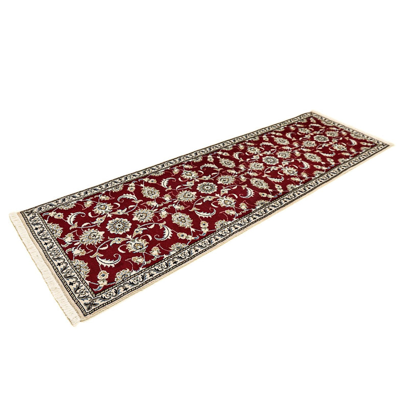 Tappeto corsia Tappeto Persero - Nain - 256 x 77 cm - rosso scuro