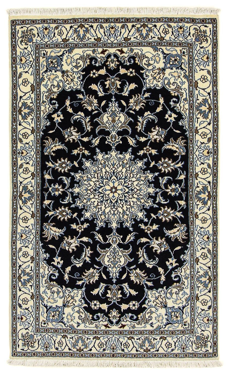 Tappeto Persero - Nain - 198 x 119 cm - blu scuro