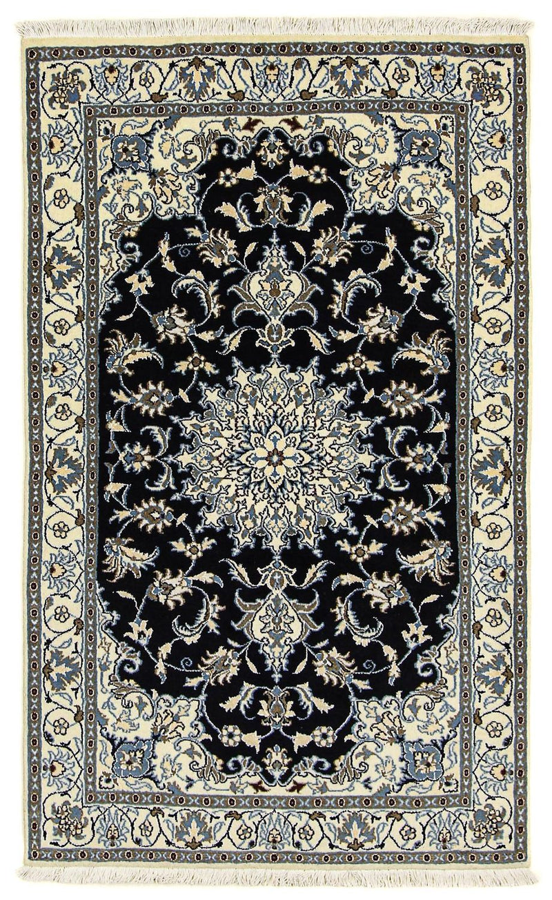 Tappeto Persero - Nain - 198 x 119 cm - blu scuro