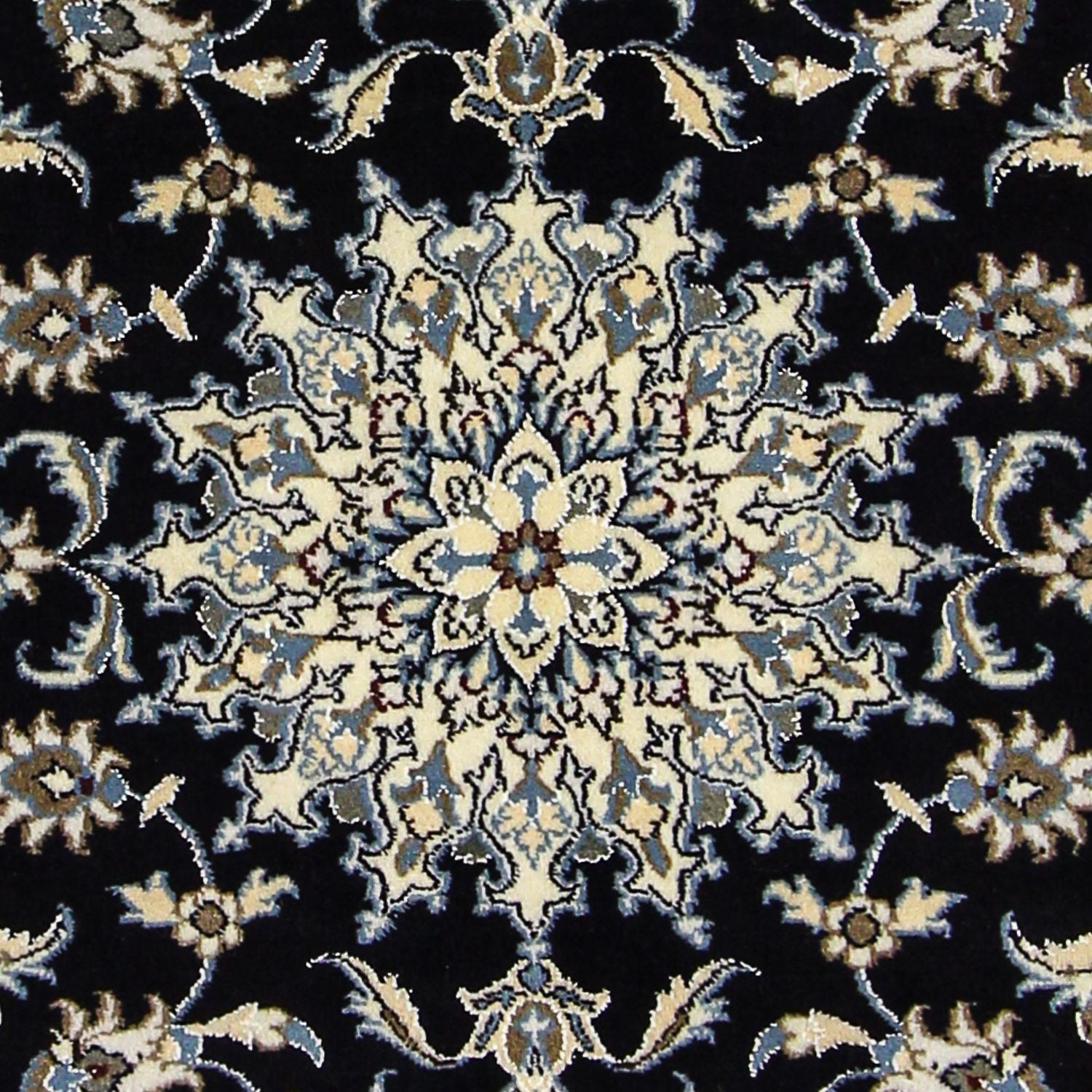 Tappeto Persero - Nain - 198 x 119 cm - blu scuro