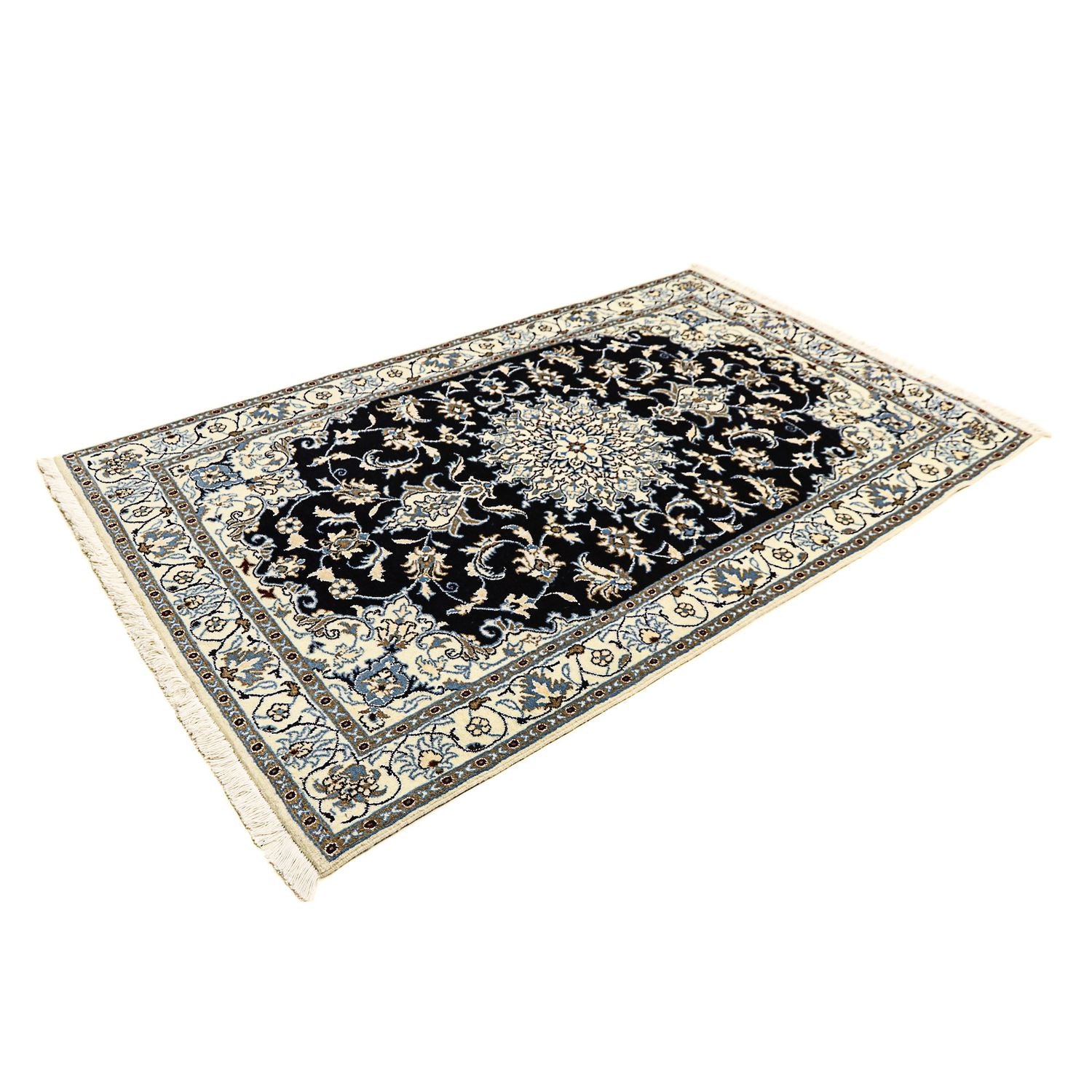 Tappeto Persero - Nain - 198 x 119 cm - blu scuro