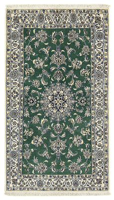 Tappeto Persero - Nain - 203 x 115 cm - verde scuro