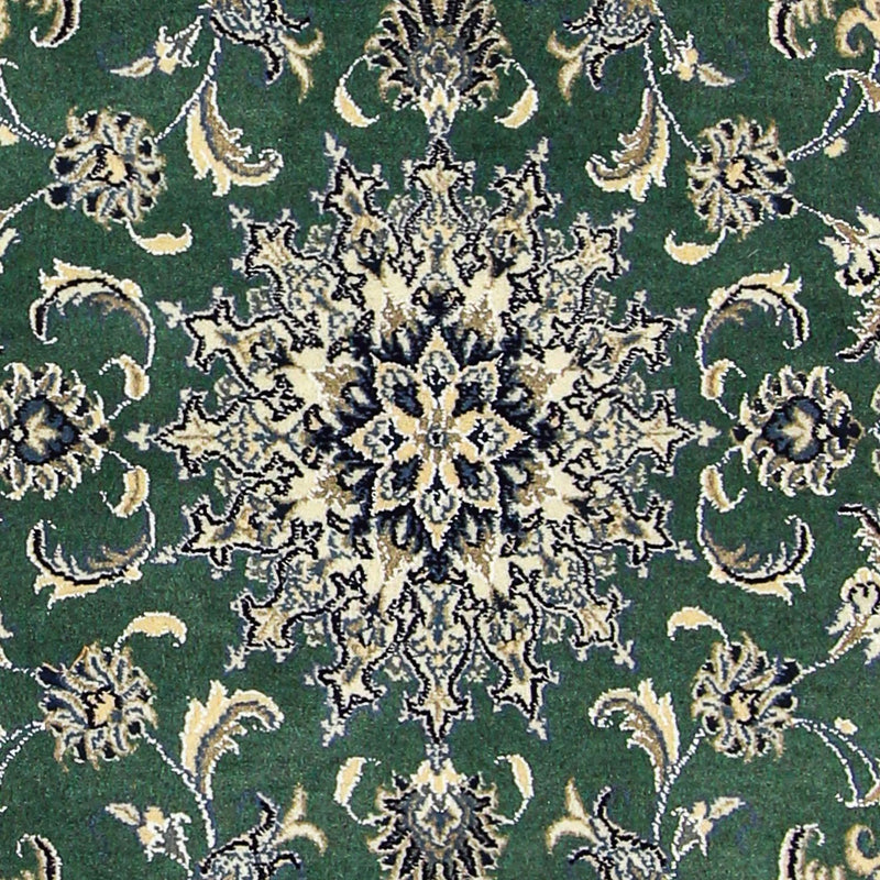 Tappeto Persero - Nain - 203 x 115 cm - verde scuro