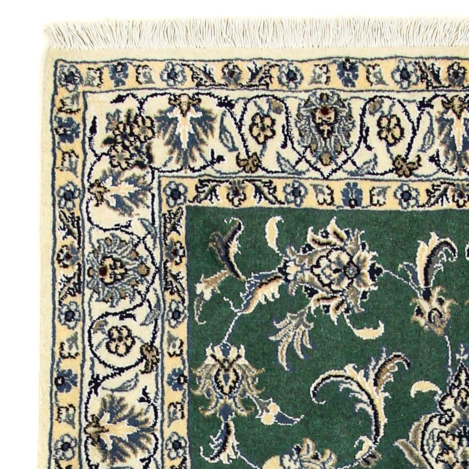 Tappeto Persero - Nain - 203 x 115 cm - verde scuro