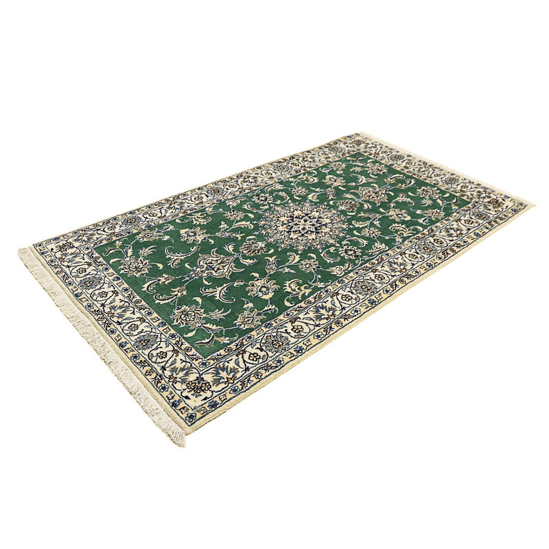 Tappeto Persero - Nain - 203 x 115 cm - verde scuro