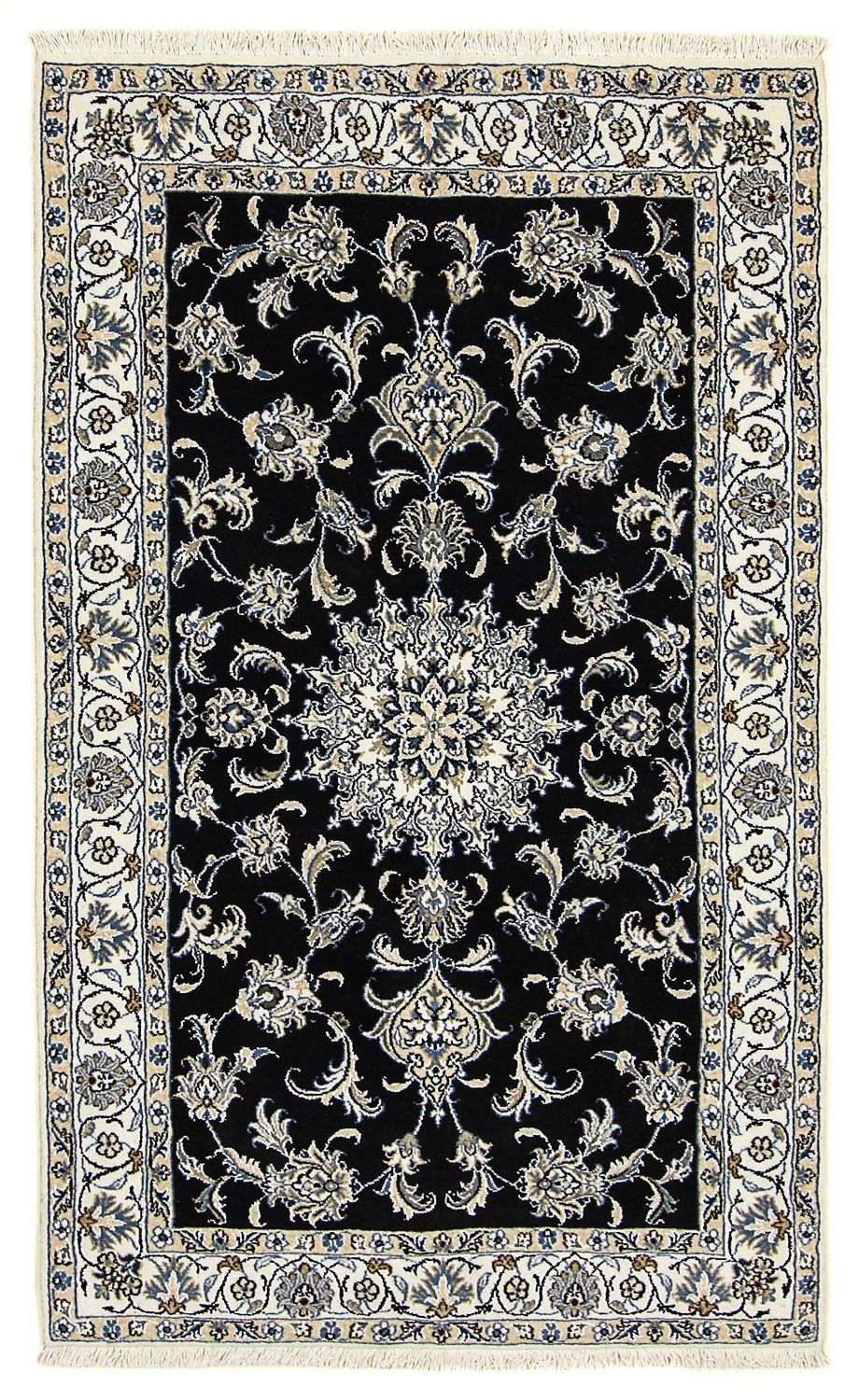 Tappeto Persero - Nain - 198 x 117 cm - blu scuro