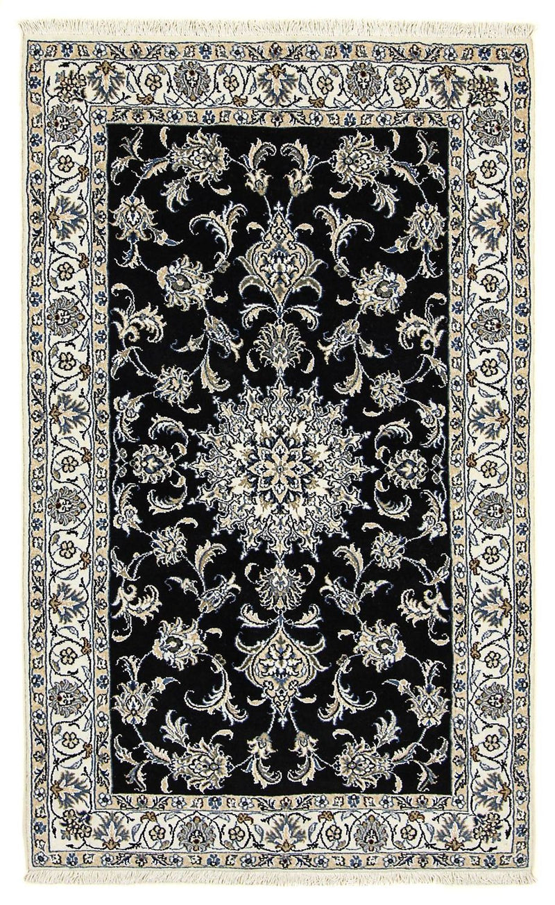 Tappeto Persero - Nain - 198 x 117 cm - blu scuro