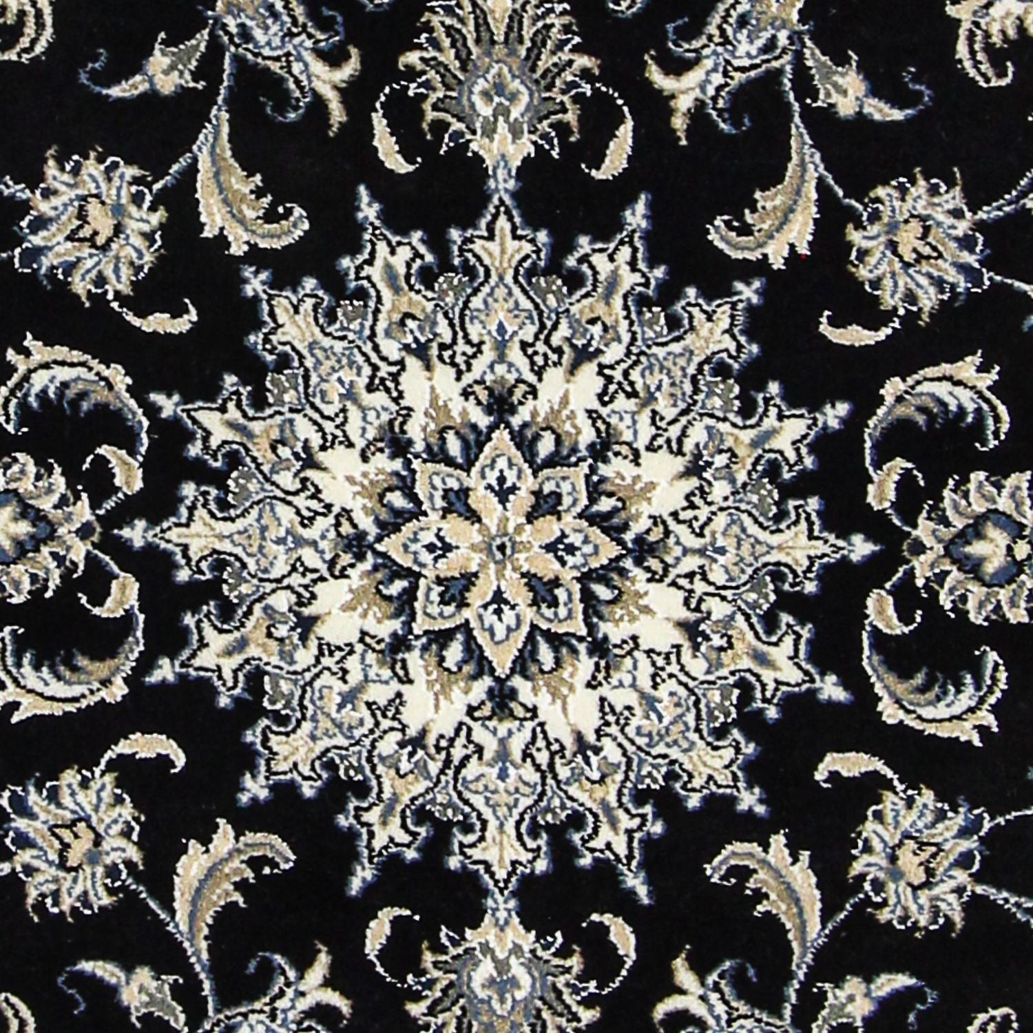 Tappeto Persero - Nain - 198 x 117 cm - blu scuro