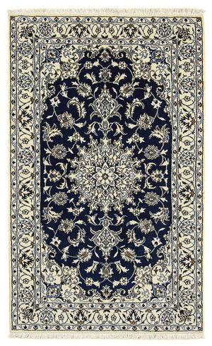 Tappeto Persero - Nain - 203 x 120 cm - blu scuro