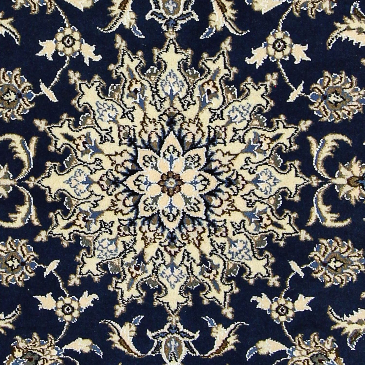 Tappeto Persero - Nain - 203 x 120 cm - blu scuro