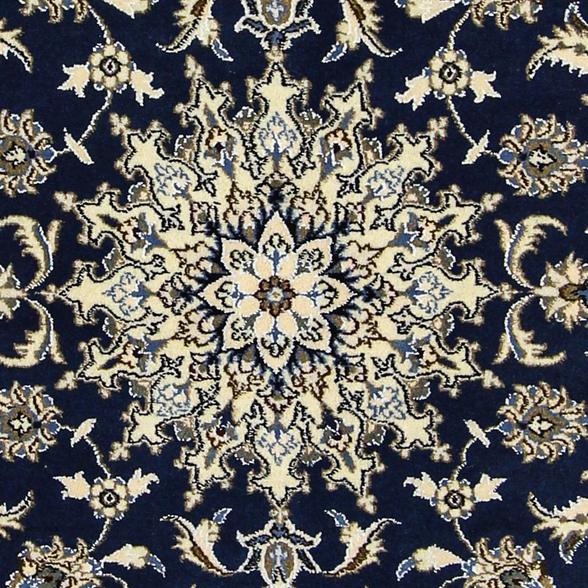 Tappeto Persero - Nain - 203 x 120 cm - blu scuro