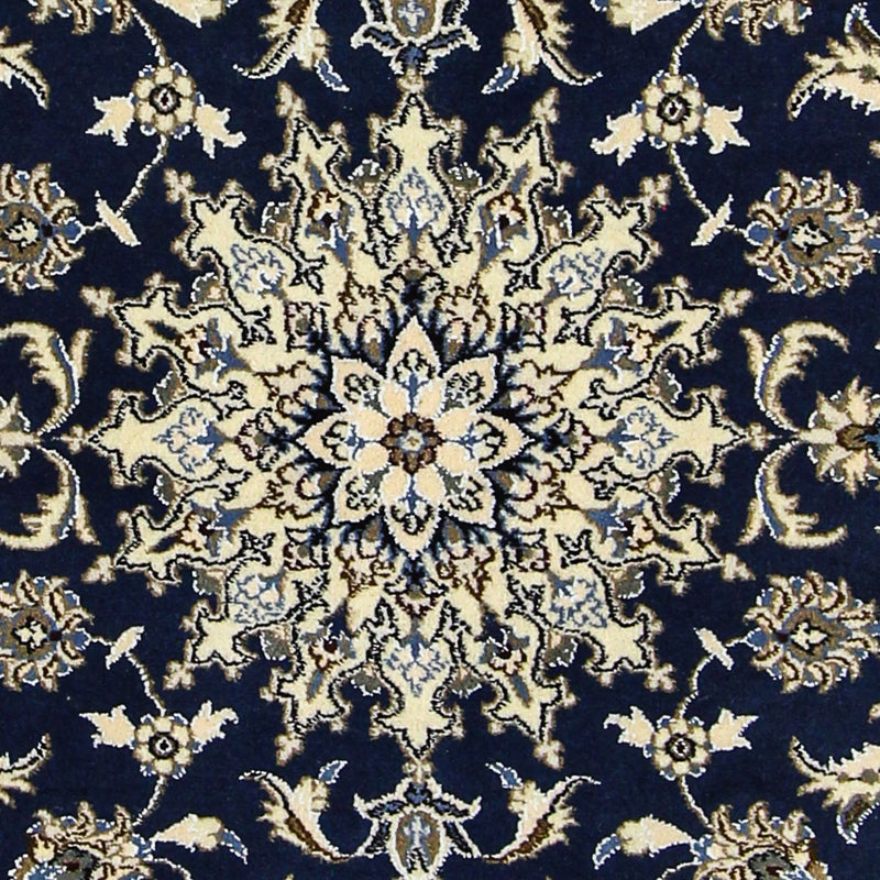 Tappeto Persero - Nain - 203 x 120 cm - blu scuro